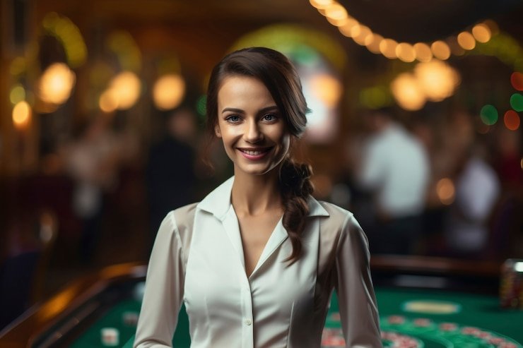 Studio dealer langsung blackjack dengan streaming HD di acc4d slot